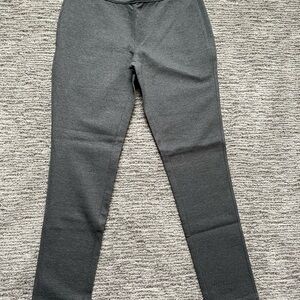 NWT: Women’s Charcoal/Heather Eddie Bauer Ponte Strechy Skinny Leg Pant - Size 6